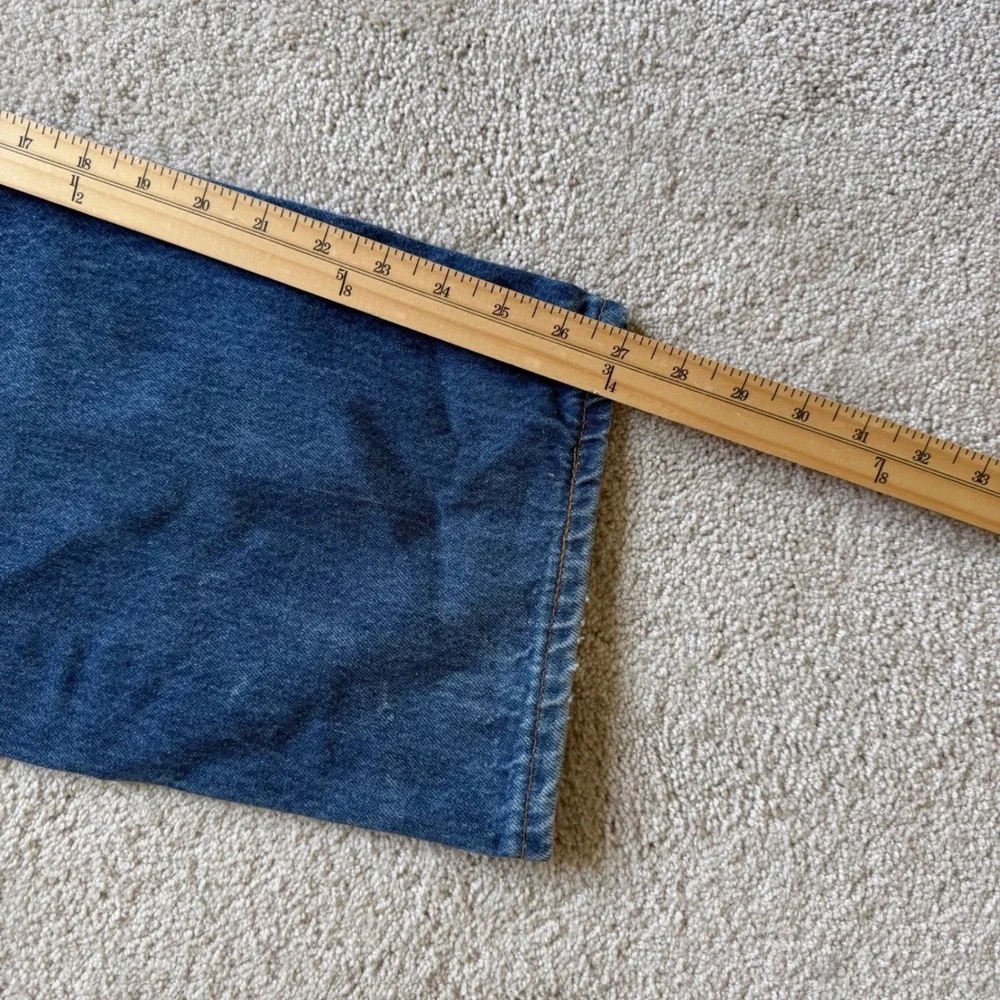 Levis 501xx Mens 44x30 Blue Denim Jeans Made in USA Straight‎ Leg Button Fly